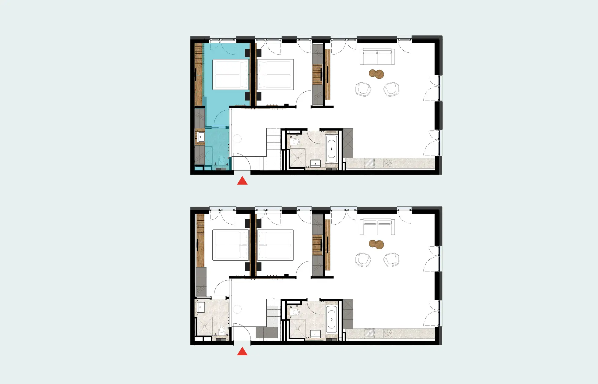 Grundriss Ferienwohnung