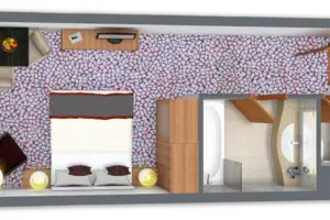 Floor plan Floor plan of a bedroom