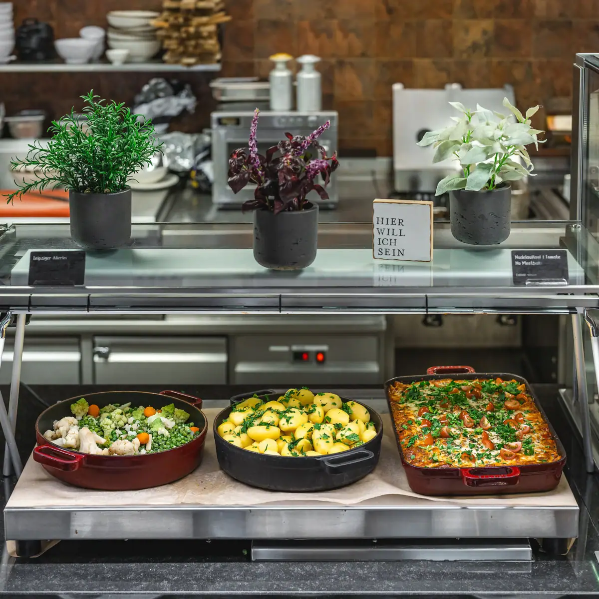 Buffet Vegetables at the buffet