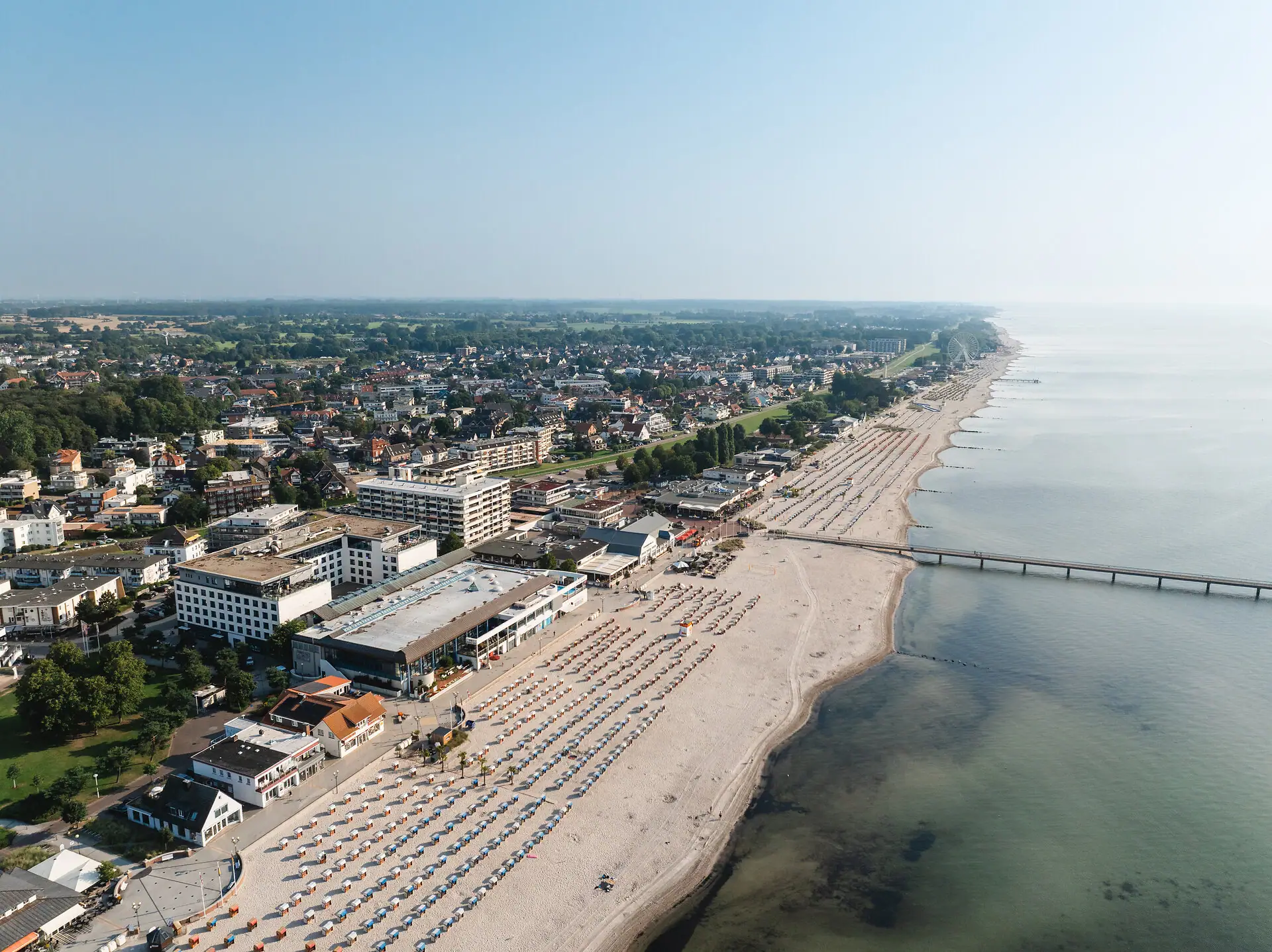 aja Hotel on the Baltic Sea beach of Grömitz