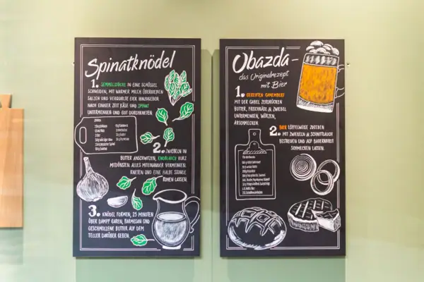 Signs Panel with handwritten text