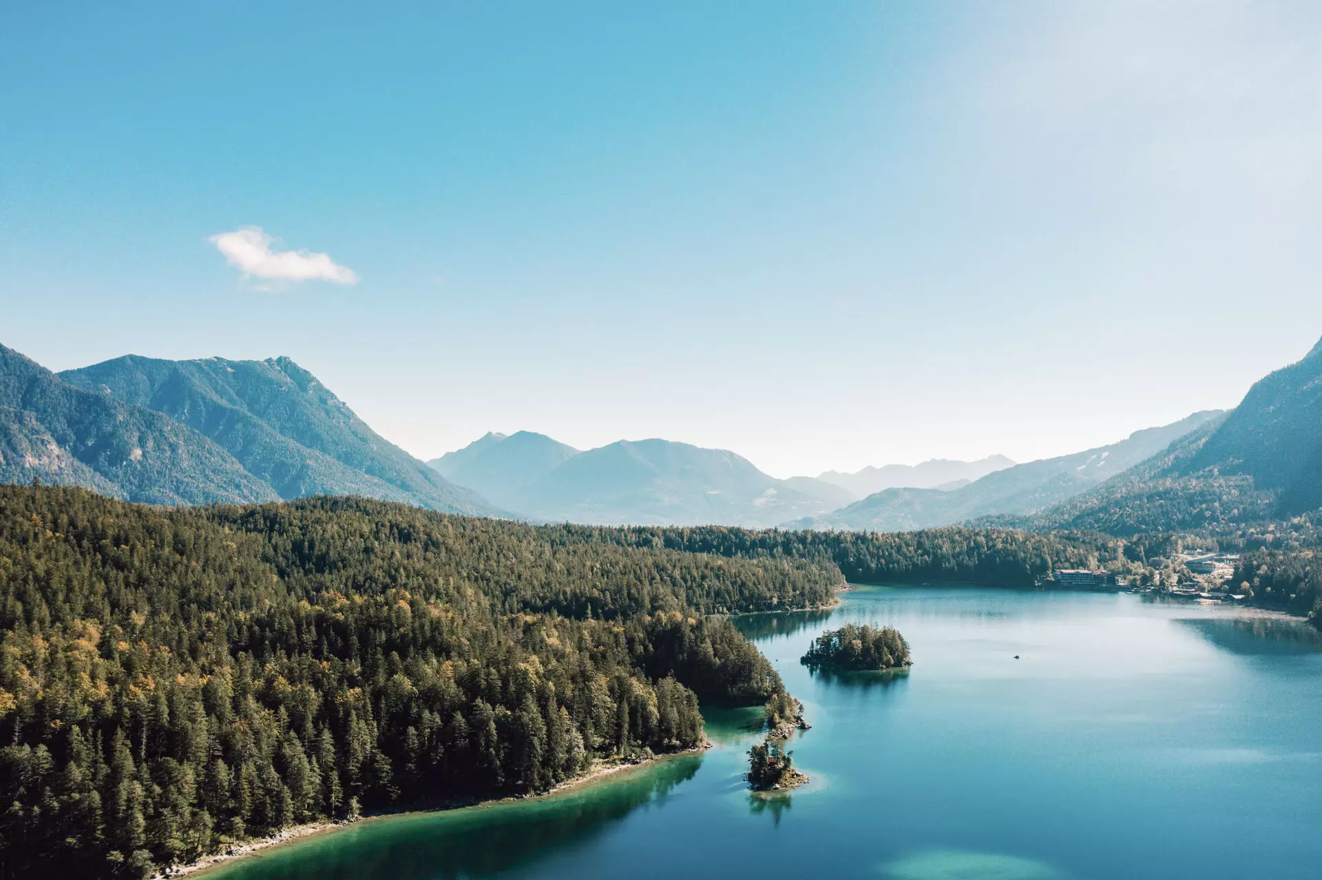 Eibsee in summer