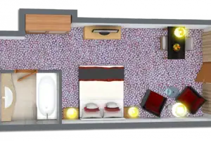 Floor plan Floor plan of a room