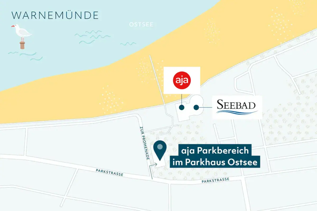 Map of Warnemünde