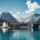 The Fürstenhaus on Lake Achensee, surrounded by trees and mountains.