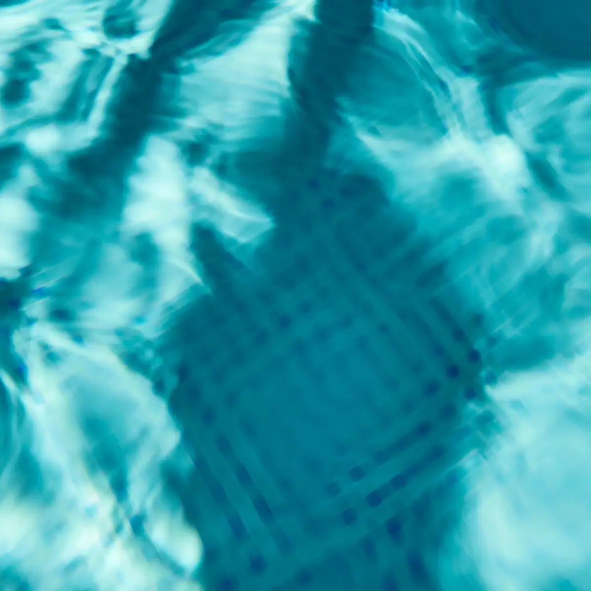 Close-up of water in turquoise and blue.
